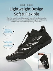 abordables Mujeres-Zapatos acuáticos lila claro para mujer: zapatos acuáticos ligeros, sin cordones, tipo descalzo, de secado rápido, transpirables y antideslizantes para la playa, la piscina, el surf y los viajes.
