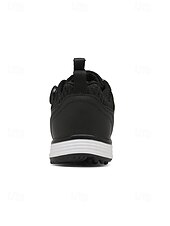 cheap Men's Golf Shoes-Men's Golf Shoes with Adjustable BOA Fit System – Premium Faux Leather, Stylish White Design for Golf &amp; Outdoor Sports
