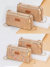 billige Crossbody-vesker-Dameveske med bohemsk mønster og trestruktur i kunstskinn, crossbody-veske med stor kapasitet og flere rom med justerbar stropp for hverdagsbruk, reise og ferie