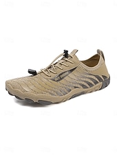 cheap Men-Men's Khaki Quick-Dry Water Shoes Lightweight Breathable Barefoot Beach Sneakers for Water Activities, Swimming, Kayaking, River Trekking, Beach Walking and Outdoor Adventure