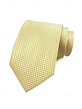 Недорогие Свадьба ACC-Мужской галстук из полиэстера – разнообразные цвета, элегантный плетеный дизайн, идеально подходит для свадеб, вечеринок и деловых поездок.