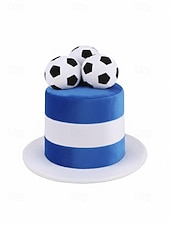 cheap Accessories-Men's Flag Color Soccer Fan Top Hat Polyester Novelty Football Hat in Multiple Colors for Soccer Matches, Supporter Events, Team Spirit &amp; Game Day Wear
