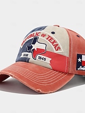  Cappello unisex 250° anniversario/indipendenza, berretto da baseball, portatile, traspirante, quotidiano, per esterni, strada, ricamo, bandiera