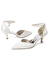 abordables Madre de la Novia/Novio-Zapatos de tacón bajo color champán para mujer con tira en el tobillo, elegantes zapatos para la madre de la novia para bodas en jardines, zapatos de vestir de punta afilada y tacón bajo para