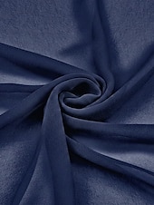 preiswerte Zubehör-Patriotischer Damenschal aus Polyester-Chiffon, leicht und atmungsaktiv mit Sternenmuster, ideal für die Feierlichkeiten zum 250. Jahrestag der USA, den Unabhängigkeitstag, den Alltag und den Urlaub.