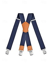 お買い得  結婚 ACC-男性用調節可能なポリエステルサスペンダー - 伸縮性があり、マルチカラーのオプション、丈夫なクリップ、結婚式、パーティー、カジュアルな普段着に最適