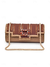 tanie Matka panny młodej/pana młodego-fioletowy satynowy zestaw damski z obcasem i pasującą torebką - elegancki zestaw z paskiem na pięcie, idealny dla matek wybierających się na miejskie wesela