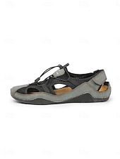 abordables Sandalias Deportivas-Zapatos de senderismo al aire libre de color caqui para mujer, sandalias de trekking ligeras y transpirables con malla de secado rápido para caminar por senderos y trekking fluvial. &amp;aventuras de