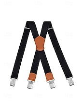 お買い得  結婚 ACC-男性用調節可能なポリエステルサスペンダー - 伸縮性があり、マルチカラーのオプション、丈夫なクリップ、結婚式、パーティー、カジュアルな普段着に最適