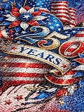  Damen-Umhängetasche aus beflocktem Polyester mit verstellbarem Riemen, patriotisches Design zum 250. Jahrestag und Unabhängigkeitstag, perfekt für den Alltag und amerikanische Feierlichkeiten