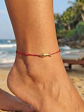 levne Dovolená příslušenství-Dámský bohémský přívěsek na nohu s rybičkou – slitina, více barevných variant, ideální pro běžné nošení i plážovou dovolenou