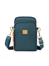 levne Tašky přes rameno-Dámská nepromokavá nylonová crossbody taška na telefon s více kapsami, nastavitelným popruhem, malá kabelka přes rameno pro běžné každodenní nošení, cestování, chůzi, běh a sport