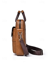 Χαμηλού Κόστους Ανδρικές τσάντες-ανδρική τσάντα ώμου από τεχνητό δέρμα σε πολλά χρώματα, μεγάλης χωρητικότητας, με πολλές τσέπες και χιαστί τσαντάκι για καθημερινή χρήση, εργασία, μετακινήσεις και ταξίδια