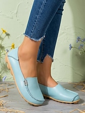 Недорогие Женская обувь на плоской подошве-Женские желтые мокасины-лоферы, удобные повседневные туфли без шнурков, мягкие легкие прогулочные туфли для повседневной носки, путешествий и работы. &amp;отдых в выходные