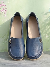 Недорогие Женская обувь на плоской подошве-Женские желтые мокасины-лоферы, удобные повседневные туфли без шнурков, мягкие легкие прогулочные туфли для повседневной носки, путешествий и работы. &amp;отдых в выходные