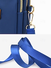 levne Tašky přes rameno-Dámská nepromokavá nylonová crossbody taška na telefon s více kapsami, nastavitelným popruhem, malá kabelka přes rameno pro běžné každodenní nošení, cestování, chůzi, běh a sport