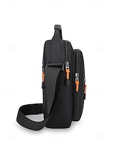 お買い得  メンズバッグ-メンズオックスフォードクロスボディバッグ、マルチカラー、複数のコンパートメントを備えた大容量、調節可能なショルダーストラップ、カジュアルやアウトドア旅行の日常使いに最適