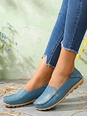 Недорогие Женская обувь на плоской подошве-Женские желтые мокасины-лоферы, удобные повседневные туфли без шнурков, мягкие легкие прогулочные туфли для повседневной носки, путешествий и работы. &amp;отдых в выходные