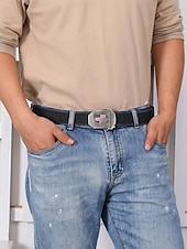 זול אביזרים-חגורת פוליאסטר מתכווננת לגברים עם אבזם דגל אמריקאי, חגורת מותן פטריוטית רב-צבעונית לאירועי יום השנה ה-250 לארה"ב, יום העצמאות, טיולים, חופשות ולבוש ספורטיבי קז'ואל