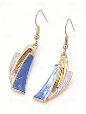 olcso Nyaralási kiegészítők-női bohém ötvözetből készült nyaklánc és fülbevaló szett, többszínű, stílusos és elegáns dizájn, ideális mindennapi használatra, nyaraláshoz és utazáshoz