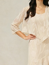 halpa Kukalliset paidat-Naisten kohauttaa olkiaan Illuusiopitsi Kukka Tyylikäs 3/4 hiha Laskostettu kaulus Rajaa topit Päivittäin Häävieras Lomavaatteet Minkki Kesä Kevät Syksy