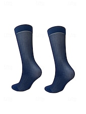 Недорогие Свадьба ACC-Мужские дышащие полосатые носки из полиэстера, различные цвета, элегантный аксессуар для торжественных случаев, свадеб, вечеринок и повседневной деловой одежды.