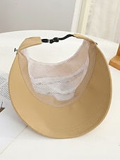 halpa Naisten hatut-Naisten polyesteristä valmistettu avoin aurinkolippalakki, monivärinen pakattava leveälierinen lippalakki korvaremmillä, vapaa-ajan käyttöön, matkoille, lomalle, rannalle ja ulkoiluun