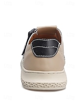 economico Uomini-Scarpe da uomo slip-on in pelle marrone per attività all'aperto – calzature casual per isole e crociere, ideali per viaggi, resort e avventure estive.