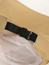 halpa Naisten hatut-Naisten polyesteristä valmistettu avoin aurinkolippalakki, monivärinen pakattava leveälierinen lippalakki korvaremmillä, vapaa-ajan käyttöön, matkoille, lomalle, rannalle ja ulkoiluun