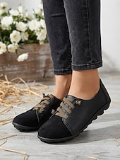 preiswerte Damenschnürschuhe-Dunkelblaue Damen-Loafer aus echtem Leder mit Gummiband – lässige Slipper mit weicher Gummisohle für Alltag und Reisen