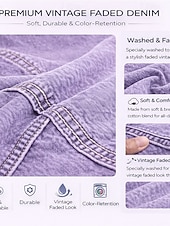 billiga Smart Casual skjortor för män-Herr Skjorta Casual skjorta Knapp upp skjorta Tvätta skjorta i 100 % bomull Svart Vin Marinblå Purpur Brun Kortärmad Slät Kavajslag Ledigt Dagligen Framficka Kläder Bomull Elastan Elegant Mode Ledigt