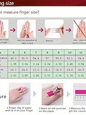 abordables Anillos-Mujer Moda Diario Color puro Anillo