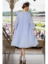 זול ערכות שמלות של אמא-שני חלקים מעטפת עמוד באורך הקרסול שמלת אורח לחתונה שמלה לאם הכלה  ללא שרוולים עם תכשיטים אלגנטית אורחת חתונה מסיבת החתונה שיפון תחרה שמלות ז'קט עם אפליקציות