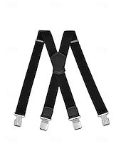 お買い得  結婚 ACC-男性用調節可能なポリエステルサスペンダー - 伸縮性があり、マルチカラーのオプション、丈夫なクリップ、結婚式、パーティー、カジュアルな普段着に最適