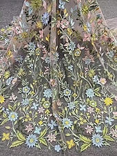 abordables Longueur de cheville-Ligne A Asymétrique Robe en Dentelle Robe de Mère de Mariée  Manche Courte Col en V Élégant ancien Formel Kentucky Derby Semi-Formel Chiffon Tulle avec Imprimé floral Fleurs 3D Noeud(s)