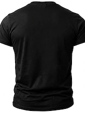  Męskie Zabawny slang Podkoszulek Krótki rękaw Podkoszulek Druk 3D Półgolf Koszula Moda Codzienny Codzienny Ulica Czarny Czerwony Lato Wiosna Odzież S M L XL XXL XXXL