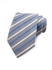 お買い得  結婚 ACC-メンズポリエステルストライプネクタイ、クラシックフォーマルビジネス＆ウェディングパーティーアクセサリー、複数の色、男性のためのエレガントなプロフェッショナルスタイル
