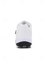 cheap Men's Golf Shoes-Men's Premium White Golf Shoes with High-Performance Outsole – Stylish and Comfortable for Professional Golf Players
