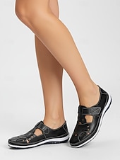 preiswerte Ballerinas für Damen-Rote, atmungsaktive Damen-Freizeitschuhe mit Lochmuster und weiter Passform – ideal für Alltag, Outdoor-Aktivitäten und Reisen.