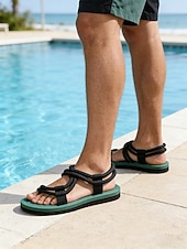 Χαμηλού Κόστους Ανδρες-Ανδρικά casual sneakers από συνθετικό δέρμα – ελαφριά, κομψά και άνετα για υπαίθριες περιπέτειες, διακοπές σε θέρετρα και χαλάρωση δίπλα στην πισίνα