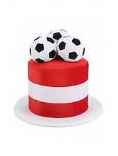 cheap Accessories-Men's Flag Color Soccer Fan Top Hat Polyester Novelty Football Hat in Multiple Colors for Soccer Matches, Supporter Events, Team Spirit &amp; Game Day Wear