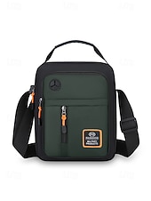 お買い得  メンズバッグ-メンズオックスフォードクロスボディバッグ、マルチカラー、複数のコンパートメントを備えた大容量、調節可能なショルダーストラップ、カジュアルやアウトドア旅行の日常使いに最適