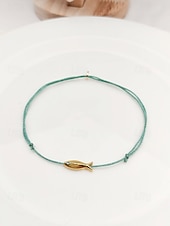 levne Dovolená příslušenství-Dámský bohémský přívěsek na nohu s rybičkou – slitina, více barevných variant, ideální pro běžné nošení i plážovou dovolenou