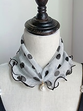 economico Accessori per le vacanze-sciarpa in chiffon di poliestere in stile bohémien da donna, stampe floreali multicolori, fascia versatile, perfetta per l'abbigliamento casual quotidiano e le vacanze al mare