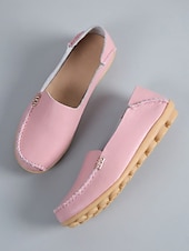 Недорогие Женская обувь на плоской подошве-Женские желтые мокасины-лоферы, удобные повседневные туфли без шнурков, мягкие легкие прогулочные туфли для повседневной носки, путешествий и работы. &amp;отдых в выходные