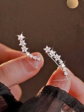 economico Orecchino da donna-orecchini da donna in lega boho con fiori, eleganti e alla moda, disponibili in oro e argento, leggeri ed eleganti, perfetti per le vacanze, i viaggi, l'uso quotidiano e gli outfit casual