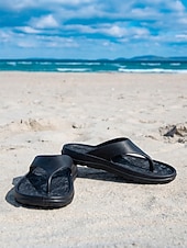 preiswerte Rutschsandalen-Weiße Damen-Strand-Flip-Flops – leichte, wasserdichte Wolken-Sandalen mit ergonomischer Fußgewölbeunterstützung für Sommerurlaube und tropische Inselausflüge &amp;Alltagskomfort