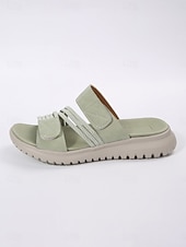 economico Infradito scivolosi-Sandali da donna con cinturino elastico: ciabatte comode e leggere a punta aperta con suola antiscivolo imbottita, perfette per l'estate, la casa, la spiaggia, i viaggi e l'uso quotidiano.