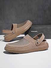 economico Uomini-sneakers slip-on da uomo: facili da indossare, traspiranti ed eleganti per le fughe in resort e il relax a bordo piscina