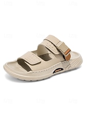 cheap Men-Men's Adjustable Double Strap Sandals, Cushioned and Lightweight, Perfect Island &amp; Cruise Footwear for Beach, Resort and Daily Vacation Wear